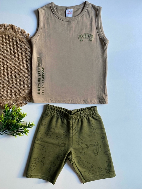 Conjunto Infantil Menino Skatepark -Brandili
