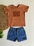 Conjunto Bebê Menino Jeans e Marrom - Colorittá