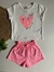 Conjunto Infantil Menina Coração - Brandili