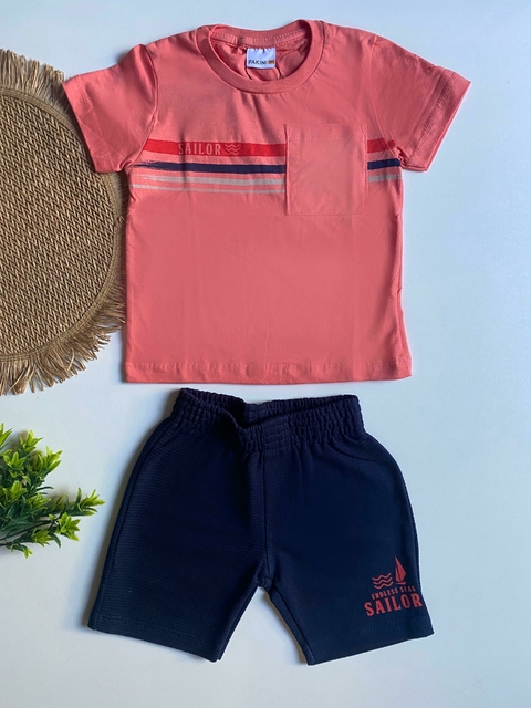 Conjunto Infantil Menino Bolso - Fakini