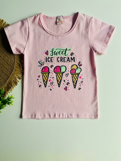 Blusa Infantil Menina Ice Cream - Color Girl - comprar online