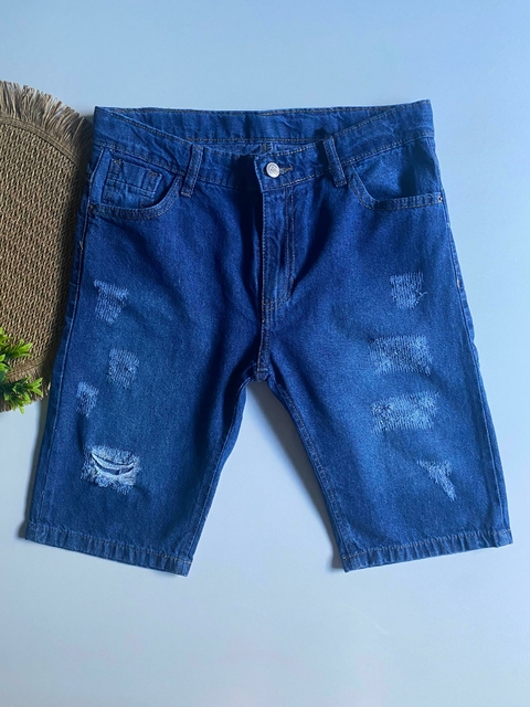 Bermuda Infantil Menino em Jeans - Clube Doce