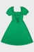 Vestido Midi Verde Liso - Fakini - Ninho dos Sonhos