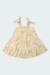 Vestido Infantil Estampado com Amarração - Alakazoo