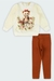 Conjunto Infantil Menina em Molecotton Peluciado - Milli&Nina