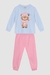 Conjunto Moletom Infantil Menina Ursinho - Brandili