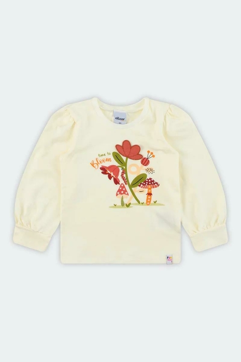 Blusa Manga Longa Infantil Menina Bloom - Elian