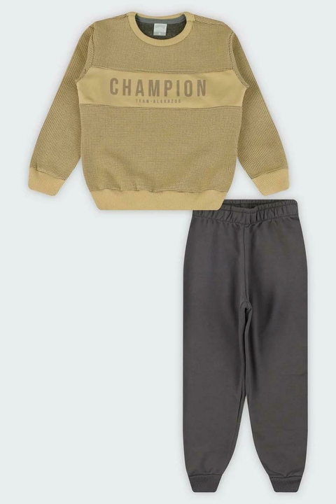 Conjunto Moletom Infantil Menino Champion - Alakazoo