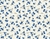 TRICOLINE ESTAMPA FLORES AZUL 50X150 CM - comprar online