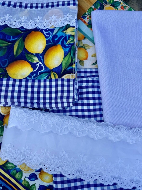 KIT FAÇA VOCÊ MESMA - 10 PANOS DE PRATO