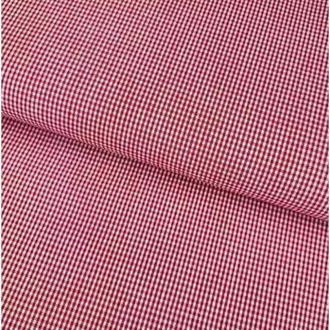 TRICOLINE FIO TINTO XADREZ MICRO VERMELHO - 50X148 CM - comprar online