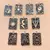 10pcs Colgantes De Tarot De Aleación De Esmalte Negro - comprar online