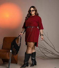CAMISÃO PONCHO LANZINHA - DL MODA PLUS SIZE