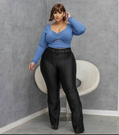 CALÇA FLARE PRADA - DL MODA PLUS SIZE