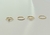 Set 4 Anillos Gold - Petunia Joyeria