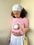 T-SHIRT ESTONADA FRUIT ORGANIC ROSA (COM CHEIRINHO DE COCO) - comprar online