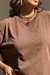 T-SHIRT OVERSIZED CHOCOLATE - LISA MARROM - comprar online