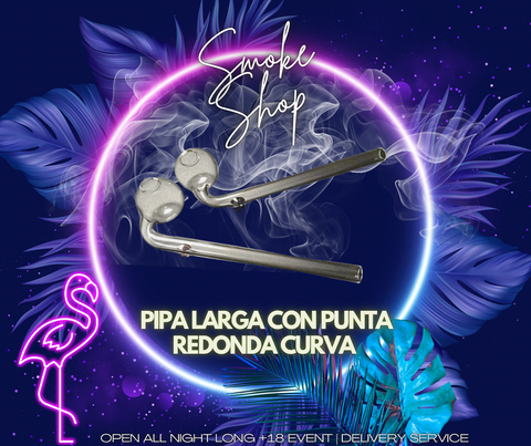 Pipa larga delgada curva - comprar en línea