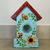 Casa Comedouro para Pássaros - Floral Azul - comprar online