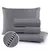 Kit Lencol Casal Queen Extra Macio 400 Fios Micropercal Com Ponto Palito - loja online