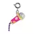 CHARM MICROFONE PRATEADO COM GLITTER - comprar online