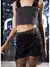 TOP CROPPED COTTON FRANJAS PERFUMARIA - comprar online