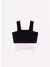 TOP CROPPED COTTON FRANJAS PERFUMARIA - Zóti Kids Moda Infantil