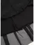 SAIA SHORT TULE CRISTAIS PRETO PERFUMARIA