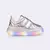 TENIS PAMPILI LIZ LUZ LED COLORIDO METALIZADO - Zóti Kids Moda Infantil