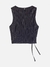 TOP TULE LISTRADO PRETO I AM AUTHORIA - loja online