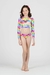 BIQUINI CONJUNTO CROPPED ML KIDS LARA ESTAMPA FUNNY DOG - comprar online