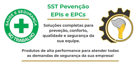 Imagem do banner rotativo EPIs  Cordeiro