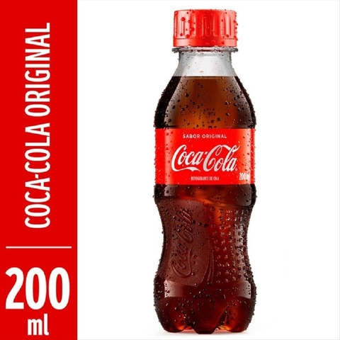 Refrigerante Coca Cola Pet 200ml Un 