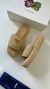 Sandália Flatform em crochê