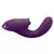 Vibrador de Ponto G e estimulador de Clitóris - Purple - Afrodite Toys
