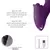Vibrador de Ponto G e estimulador de Clitóris - Purple na internet