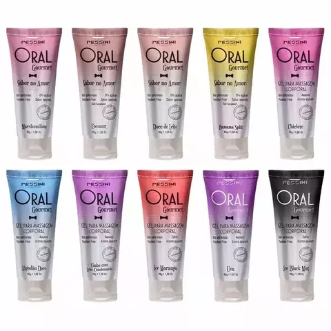Gel sem açucar - sabores intensos - Oral Gourmet - comprar online