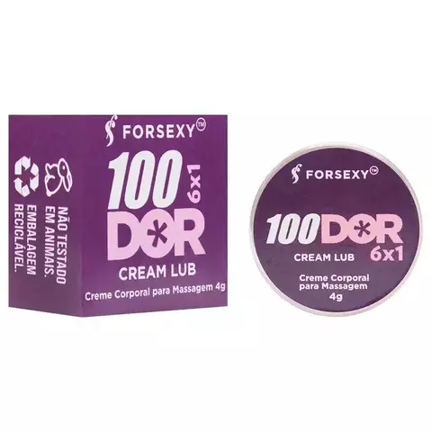 100Dor 6X1 Cream Lub Anal Multifunções
