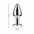 Plug anal com Vibrador - Controle via app - Longa distancia na internet