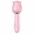 Imagem do Vibrador de Ponto G e Clitóris / Rosa com Pulsação - Carmim