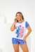 Pijama Manguinha Mãe Stitch love