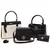 Kit Bolsas Feminina 4 Peças, Grande, Média, Pequena, Carteira ! transversal Santorini Handbag - comprar online