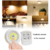 Kit 3 Lâmpadas Luminária Led Controle Sem Fio na internet