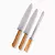 Kit de Facas com Chaira de Inox Resistente