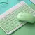 Teclado Sem Fio Bluetooth Recarregável Com Mouse - VERDE - comprar online