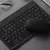 Teclado Sem Fio Bluetooth Recarregável Com Mouse - PRETO - comprar online