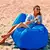 Sofá Inflável De Ar Portátil Puff Impermeável Praia Camping - Bralely