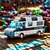 Carro Policia 77 Peças Lego Brinquedo com Luz Som - Bralely