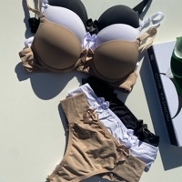 Conjunto de lingerie liso branco - comprar online