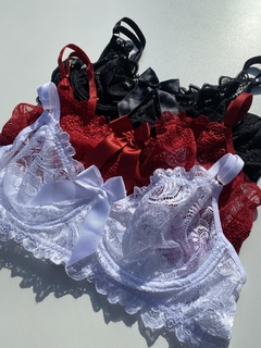 CONJUNTO SEM BOJO COM CINTA LIGA E LAÇO DELLANDREA - loja online